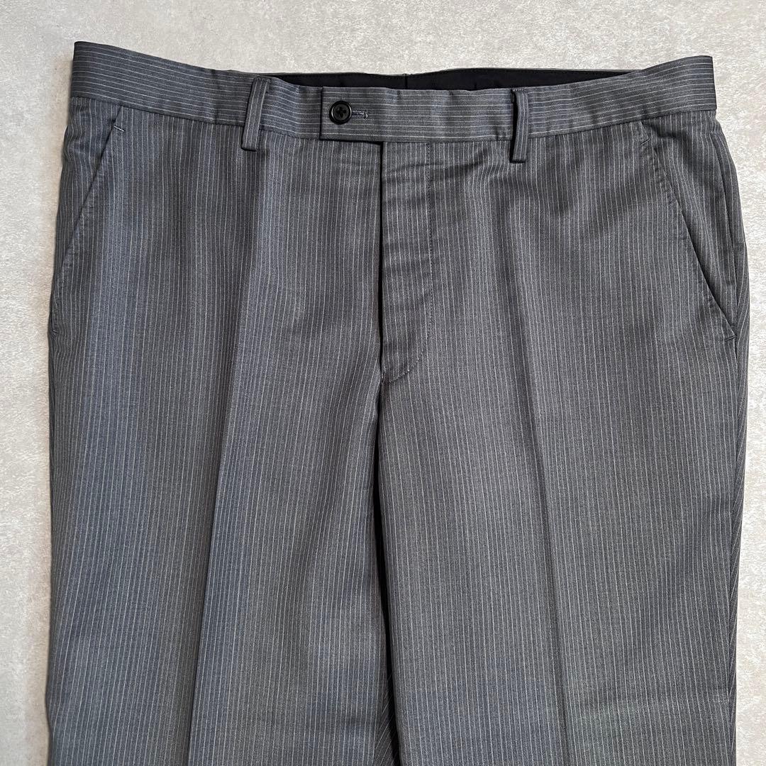 【極美品】ポールスミスロンドン×ゼニア シルク混スーツセットアップ グレー L2