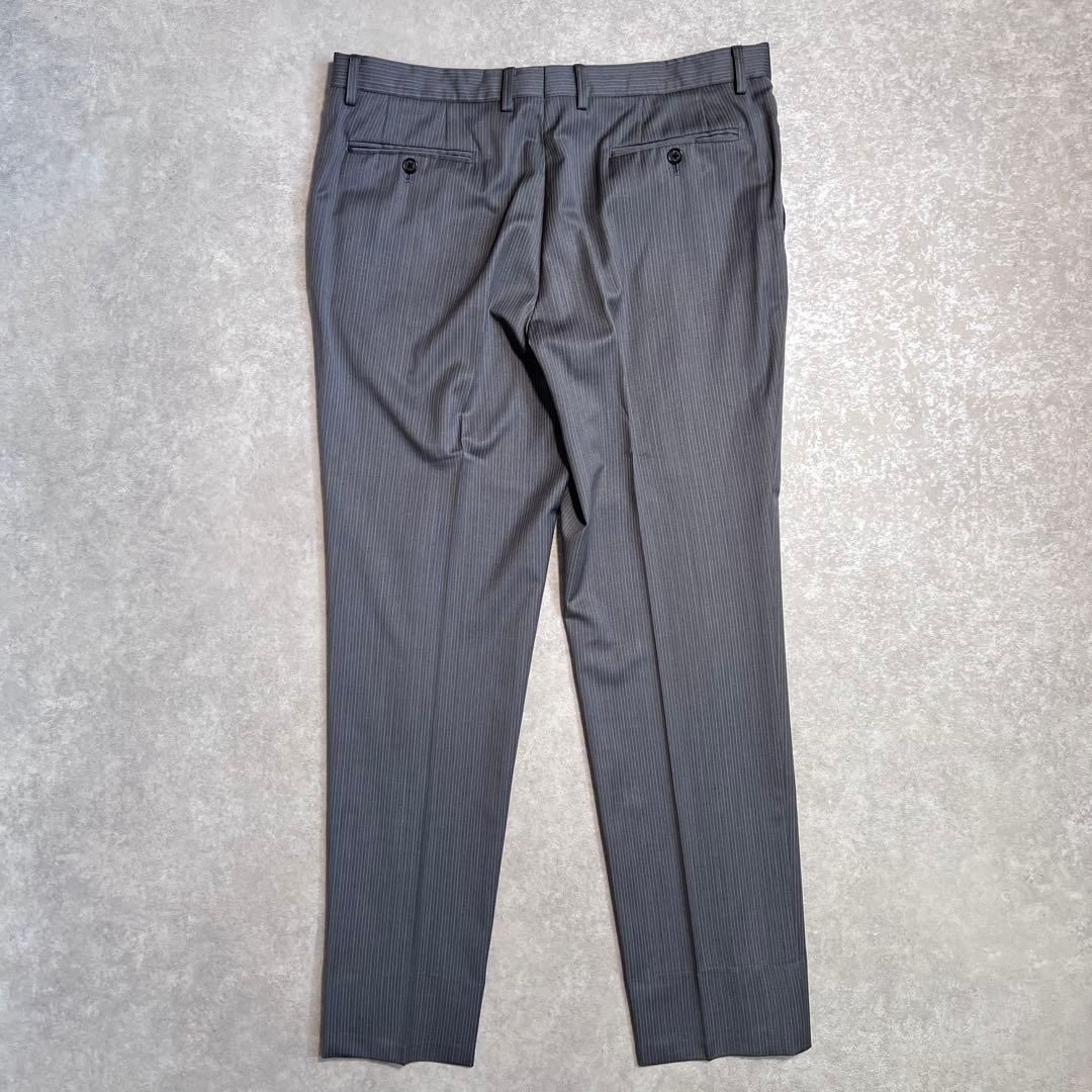 【極美品】ポールスミスロンドン×ゼニア シルク混スーツセットアップ グレー L2