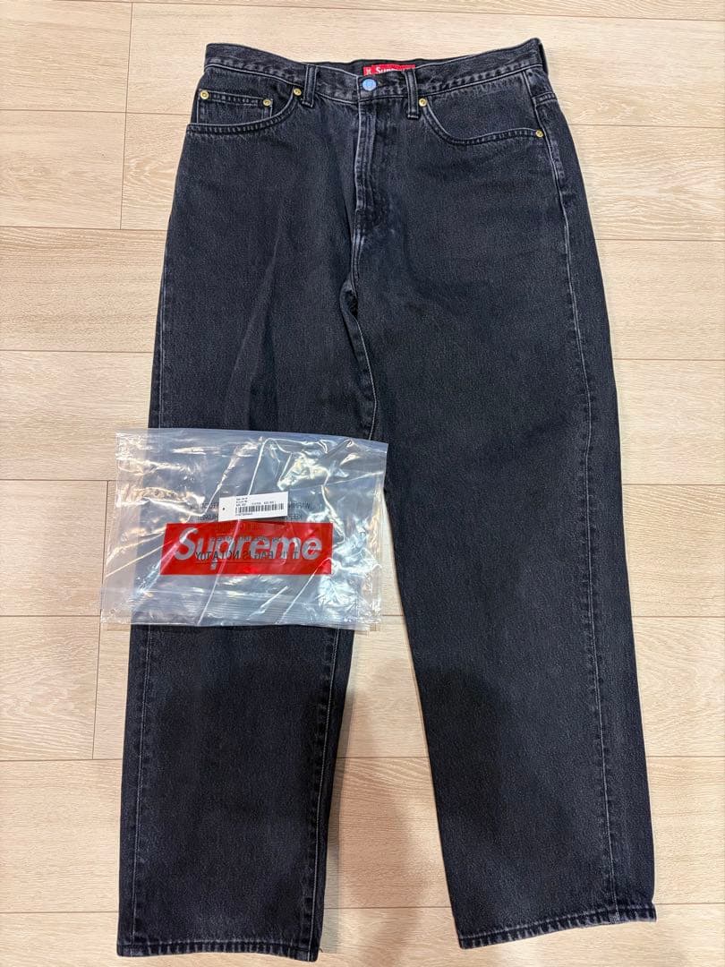 パンツ Supreme Baggy Jean 22FW Black 30