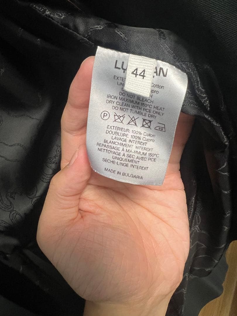 LU'U ĐAN ブラック テーラードジャケット