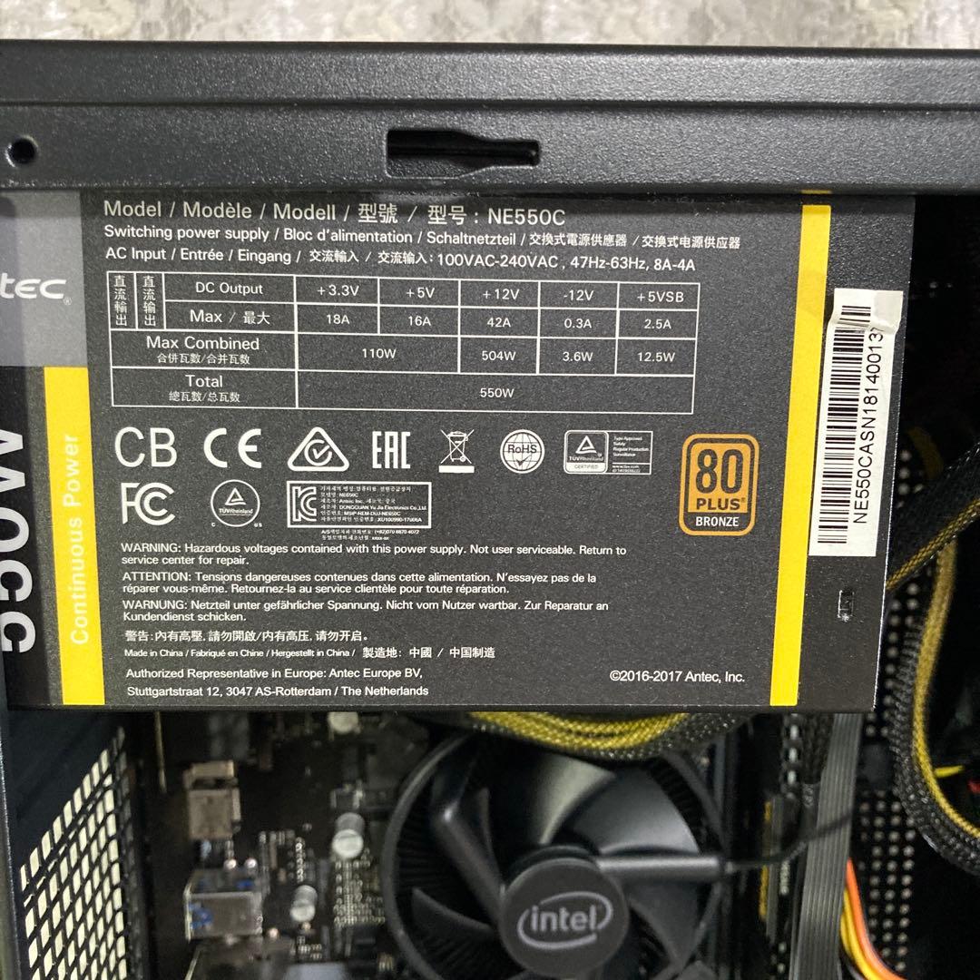 ASUS PRIME H310-A デスクトップPC (新品PCケース使用)