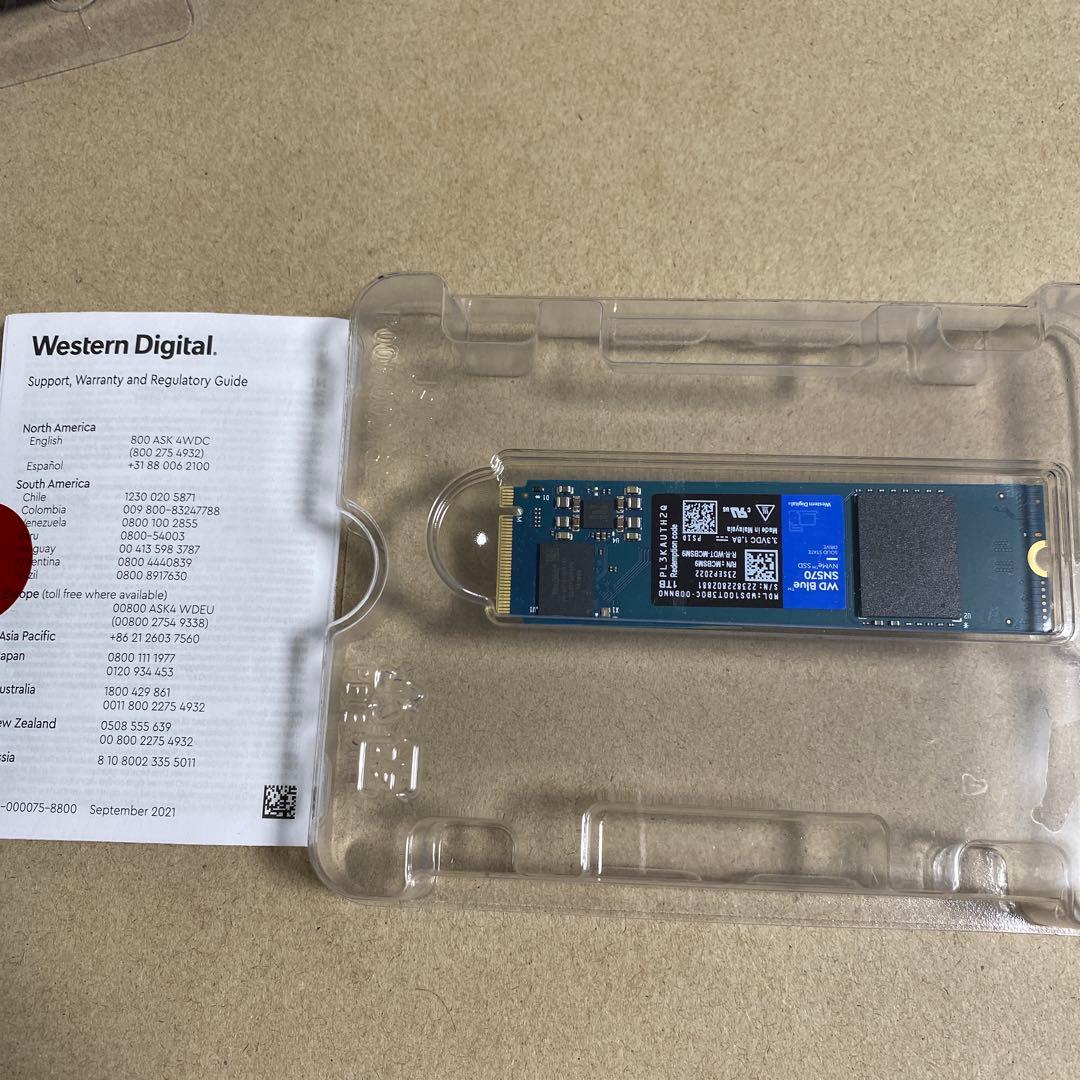 内蔵型SSD WD Blue SN570 1TB