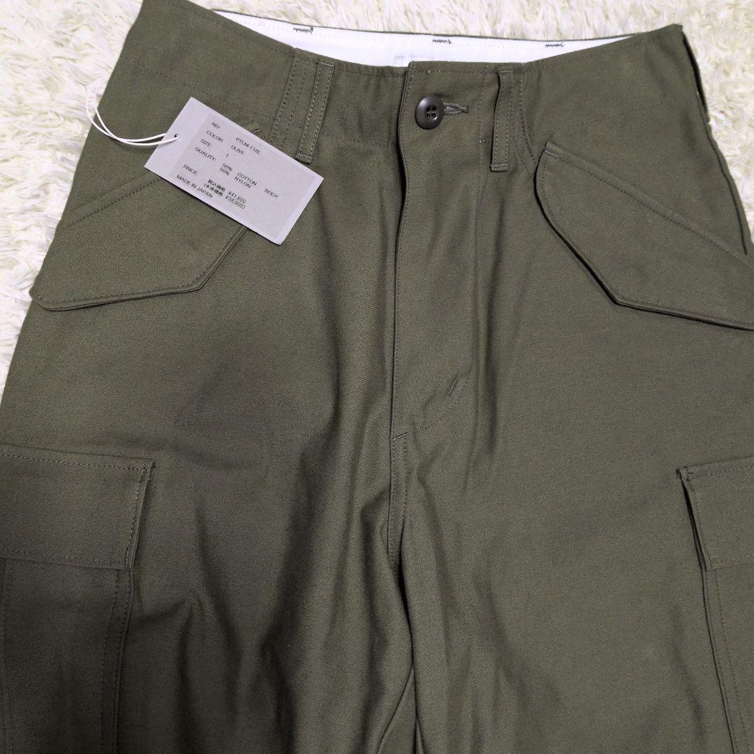 新品未使用‼️CIOTA スビンコットン バックサテン M65 フィールドパンツ