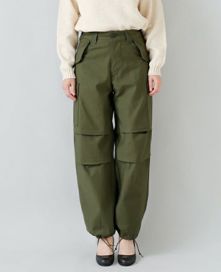 新品未使用‼️CIOTA スビンコットン バックサテン M65 フィールドパンツ