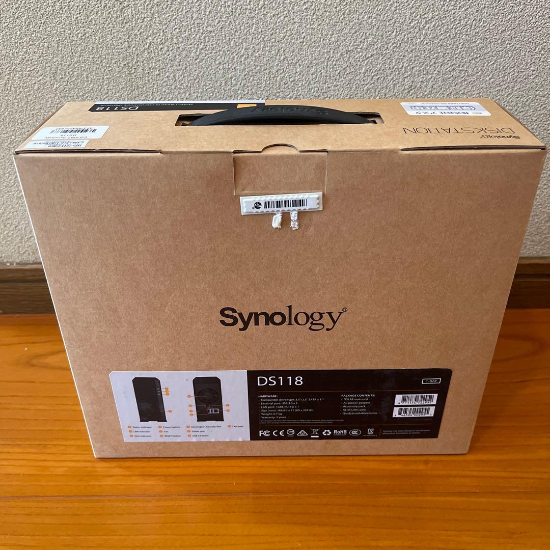 外付けハードディスク・ドライブ Synology DS118 NAS