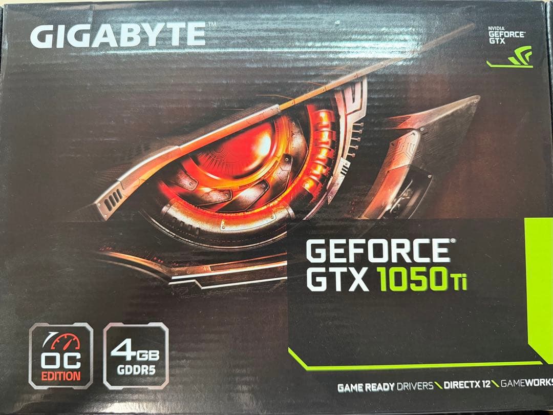 グラフィックボード・グラボ・ビデオカード GIGABYTE GeForce GTX 1050 Ti 4GB OC