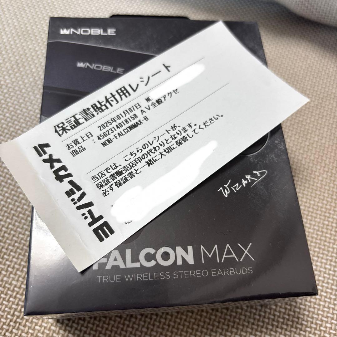【新品未開封】 noble audio falcon max