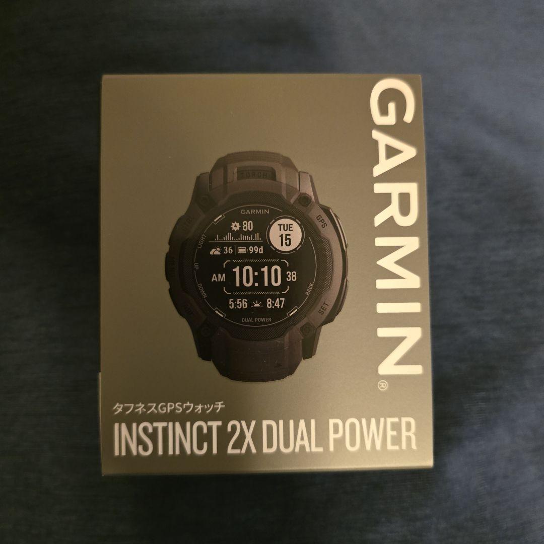Garmin instinct2x dual power 中古