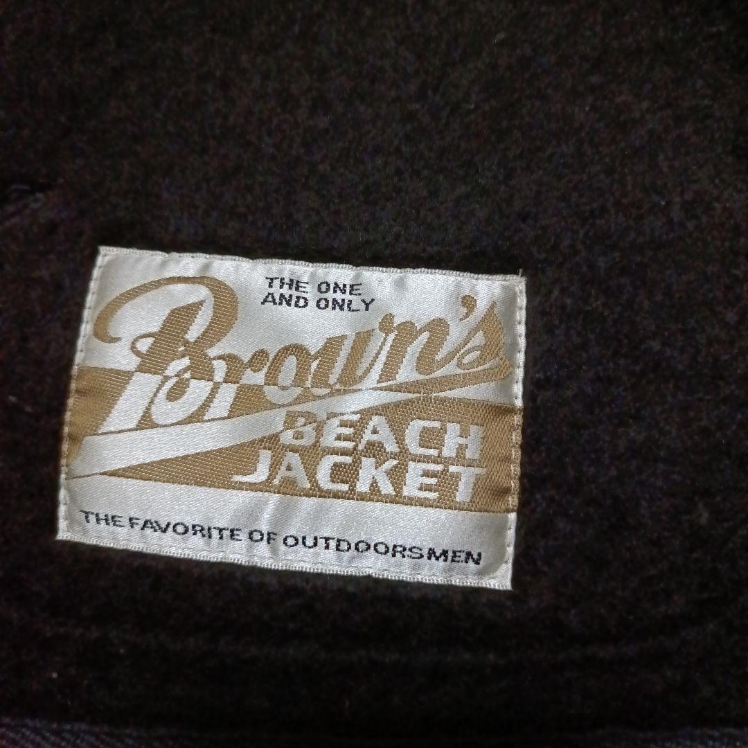 BROWN'S BEACH JACKET ウール ベスト グレー