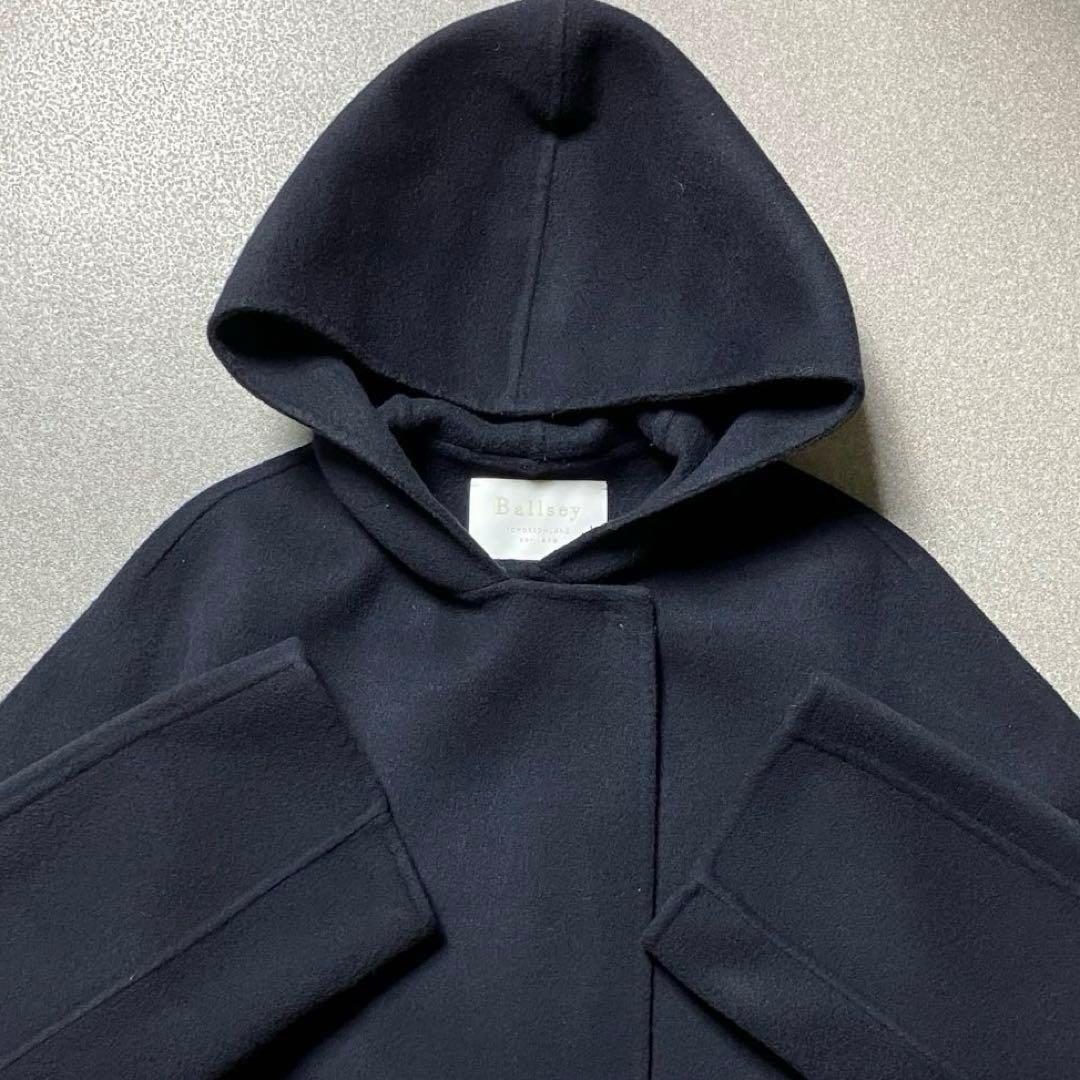 【美品✨プレミアムウール】ボールジィ リバー フーデッドショートコート