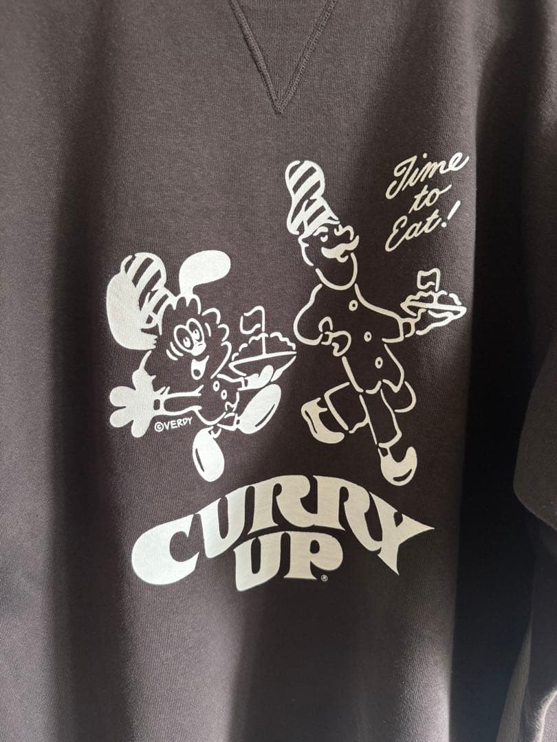 トップス HUMAN MADE Curry Up VERDY SWEATSHIRT XL