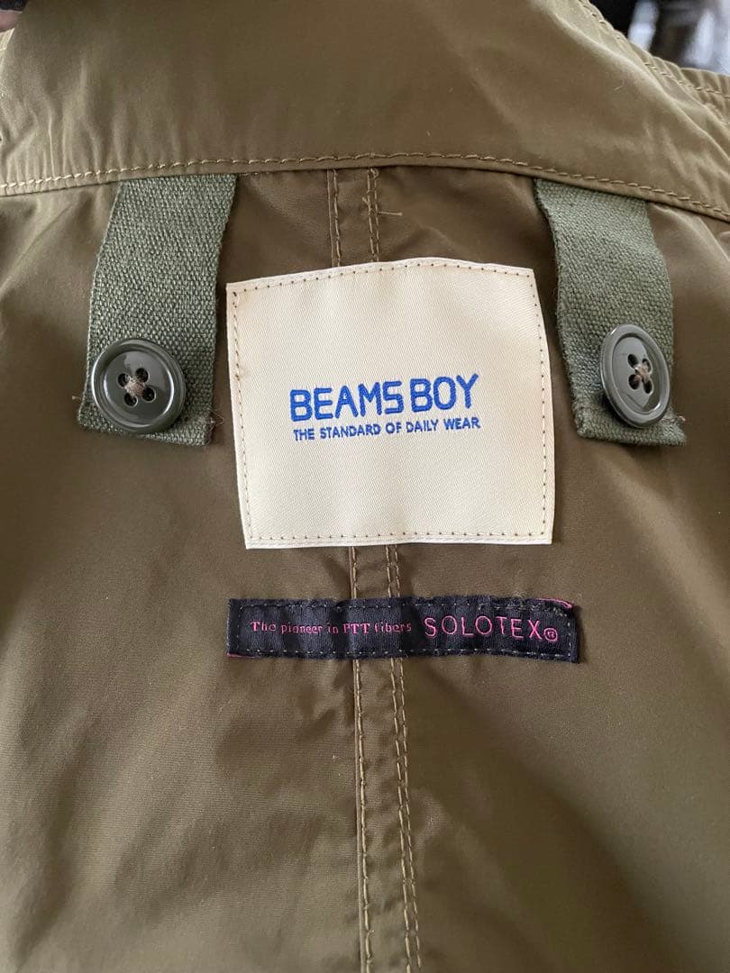 【かも】BEAMS モッズコート　ソロテックスm65