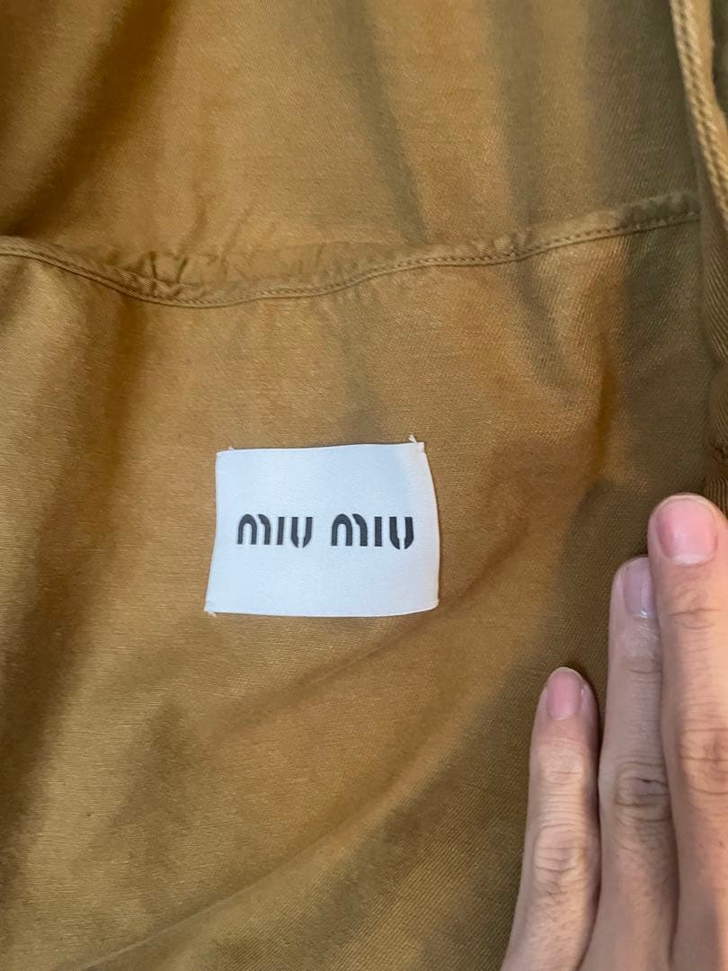 なっとうさん専用　miu miu ブラウンジャンパー 38