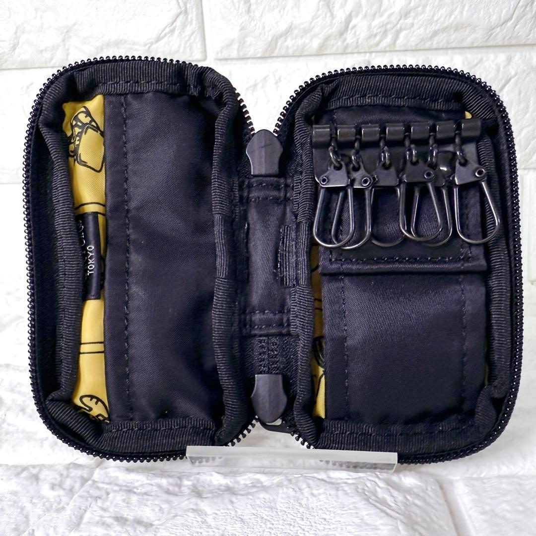 極美品✨JOE PORTER ポーター 吉田カバン スヌーピー キーケース 黒色