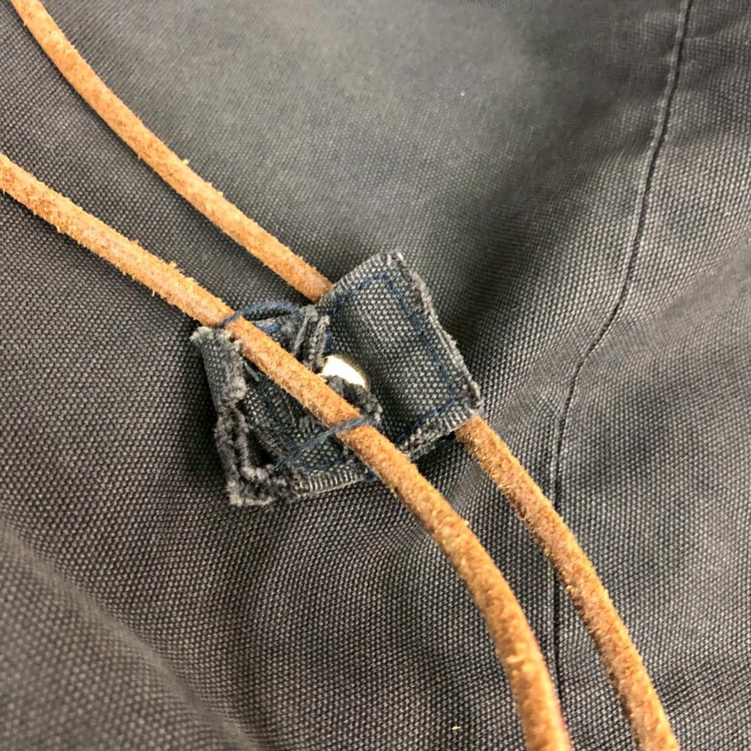 HERMES エルメス ポロションミミル 巾着 ショルダーバッグ ブラウン