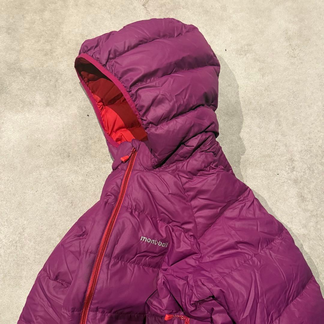 【極美品❗️】mont-bell ダウンジャケットS ピンク　モンベル　160