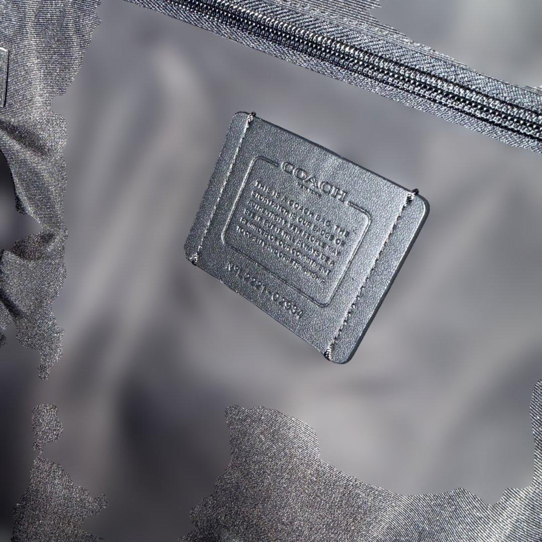 COACH レザーリュック　ブラック