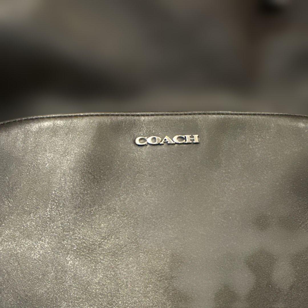 COACH レザーリュック　ブラック