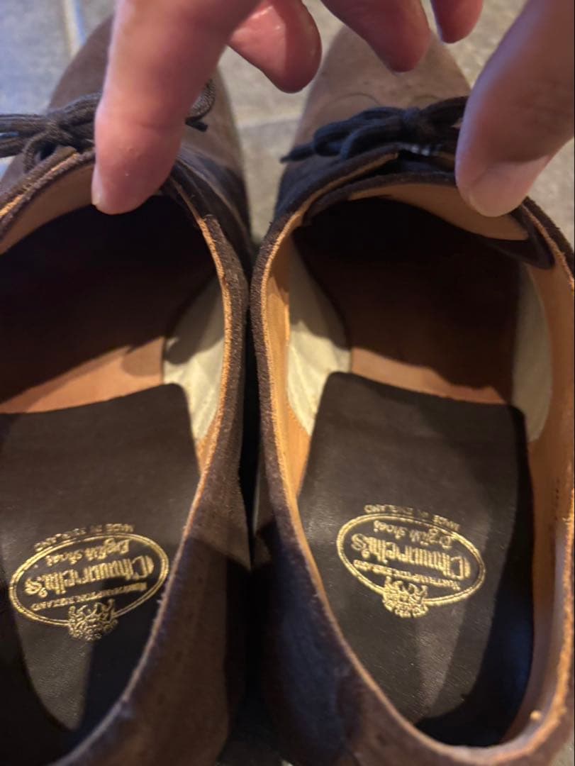 【美品】Church's スエード ウィングチップ 70F New York