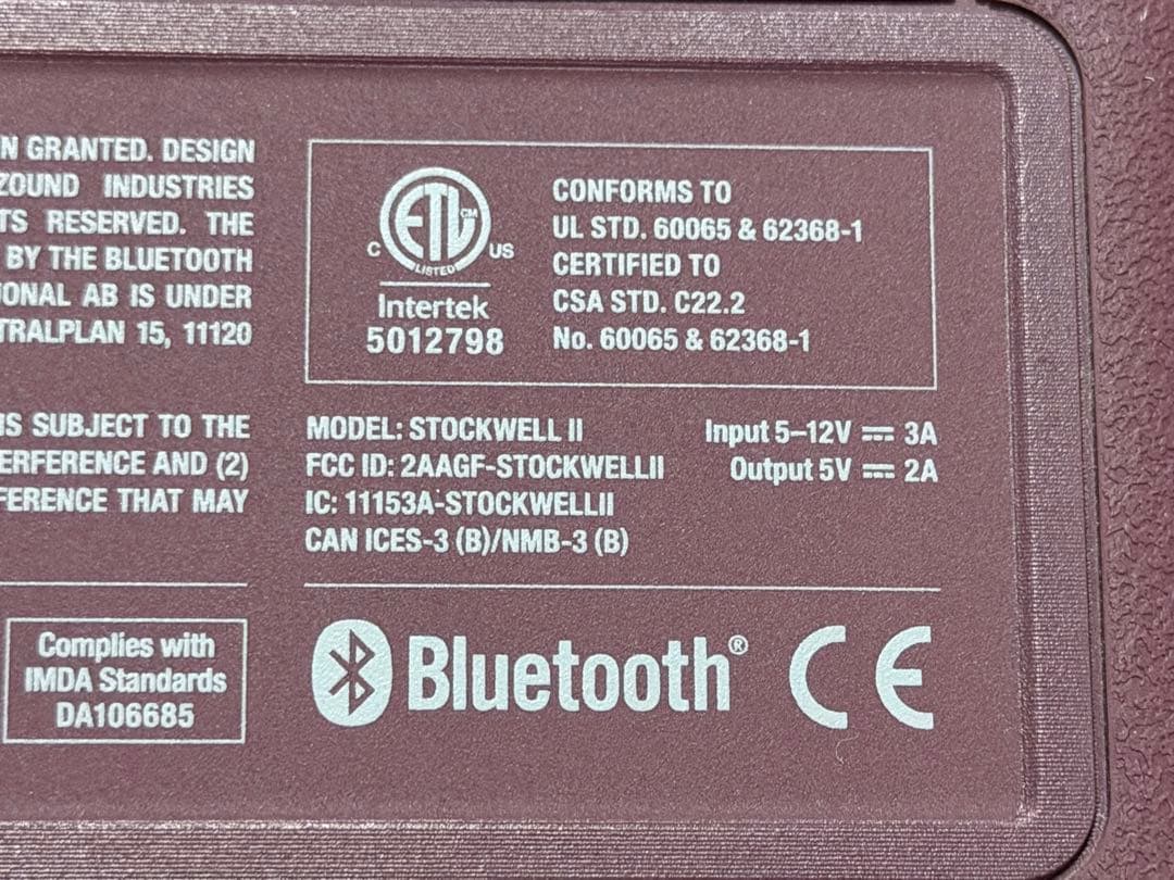 Marshall Stockwell II ワイヤレススピーカー