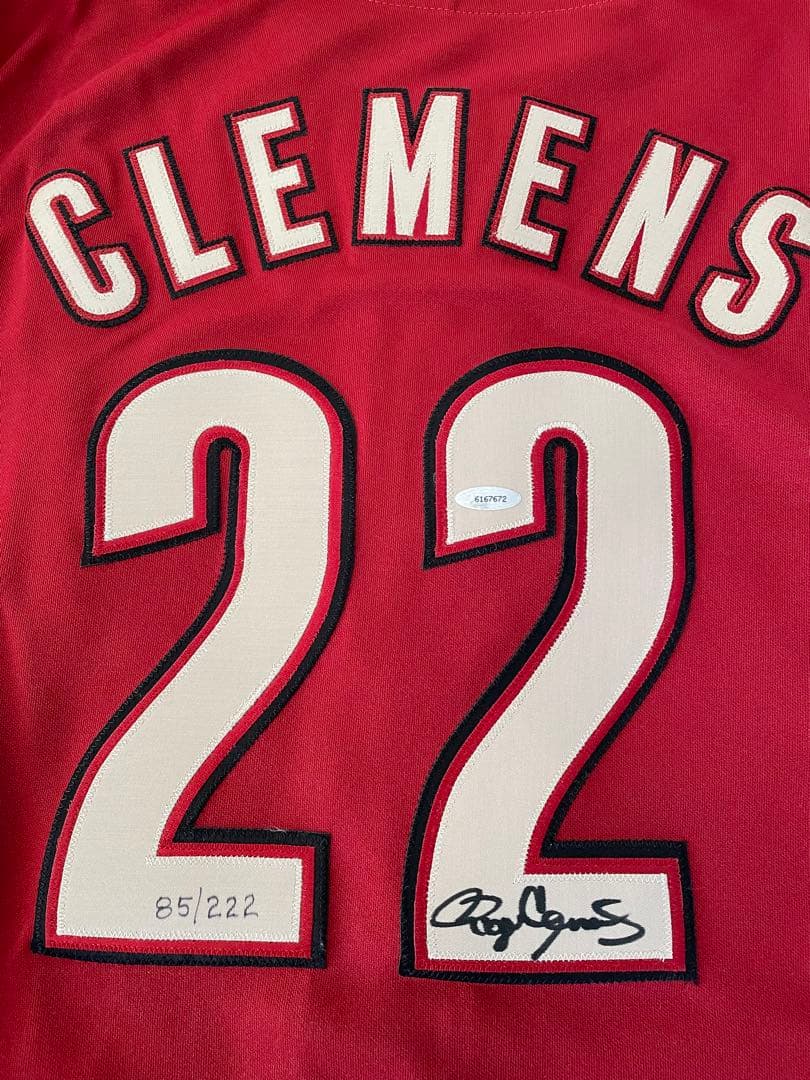 ロジャー・クレメンス 22番 限定ユニフォーム 直筆サイン入り