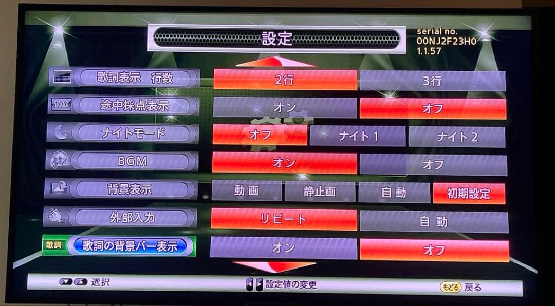 オンステージ カラオケ マイク2台　デュエット　1000曲内蔵　新品電池付