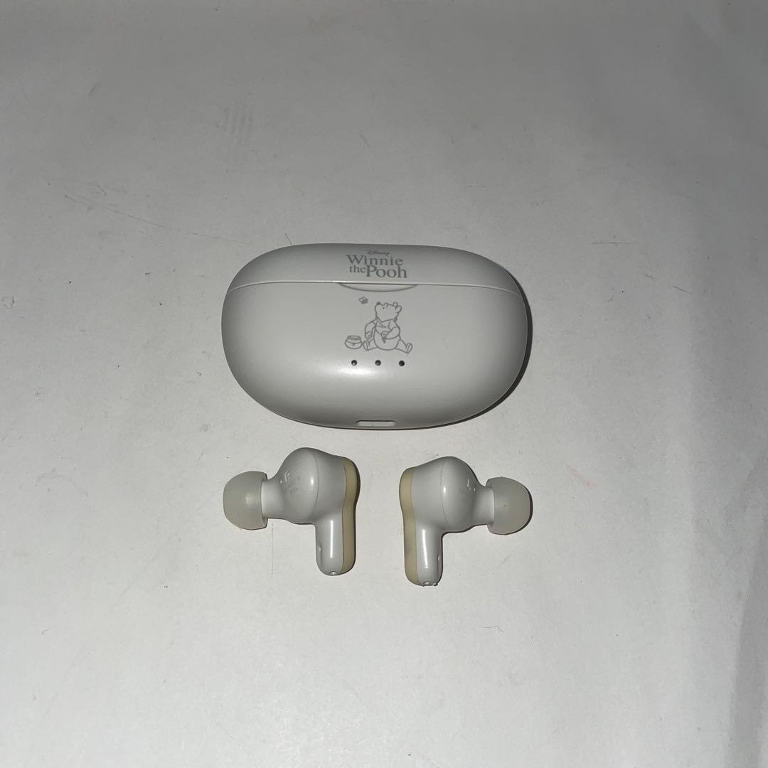 【美品】Victor ワイヤレスイヤホン くまのプーさんボイス HA-A20T