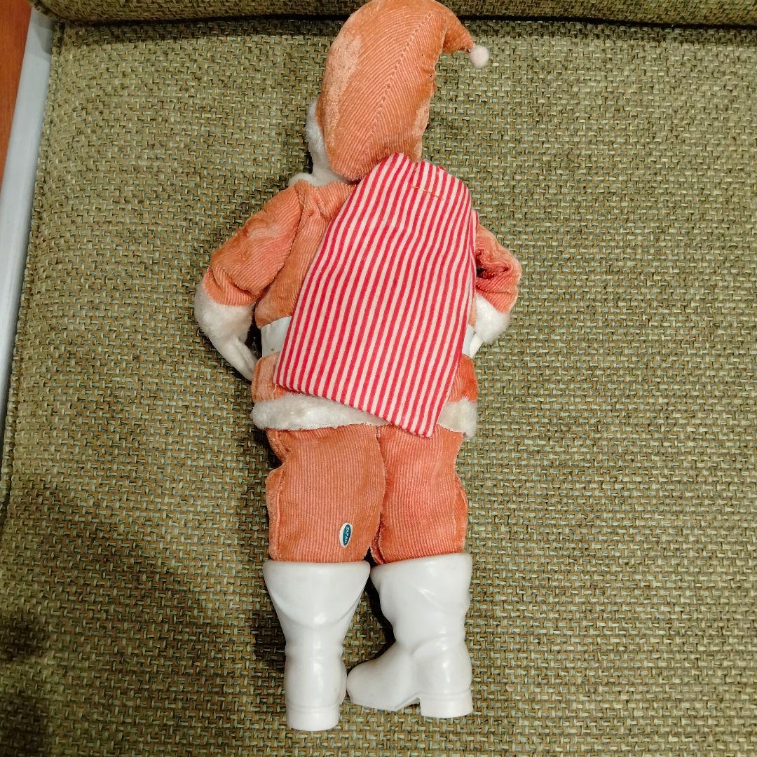 50s レア 大サイズ ビンテージ サンタクロースドール クリスマス シール