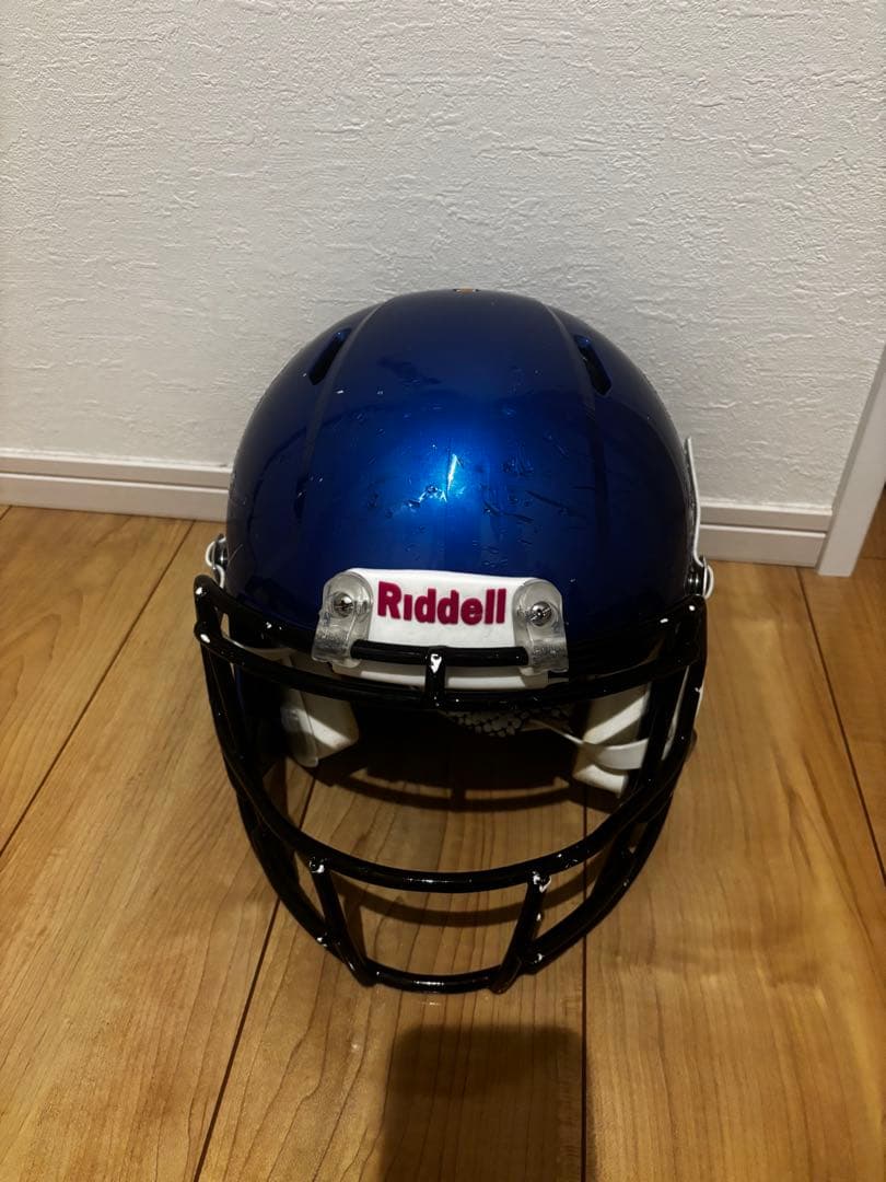 Riddell アメリカンフットボールヘルメット 青