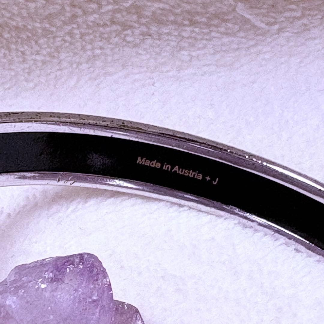 HERMES Émail Bangle ロゴ入り マルチカラー