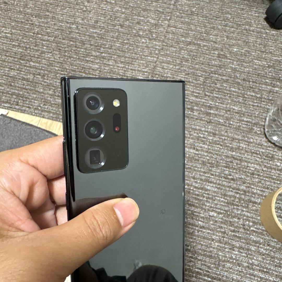 Samsung Galaxy Note 20ultraブラック 本体 + ケース