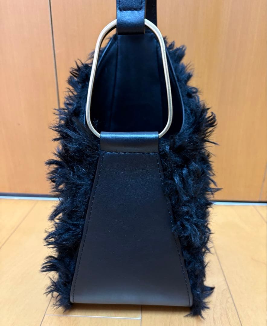 ORSETTO　ファーレザー ワンハンドルバッグ