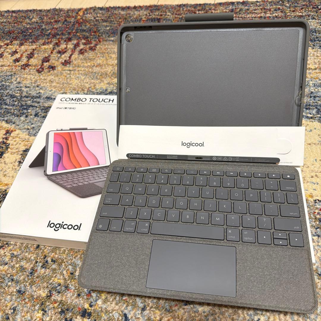 logicool COMBO TOUCH iPad7/8/9世代用キーボードカバ