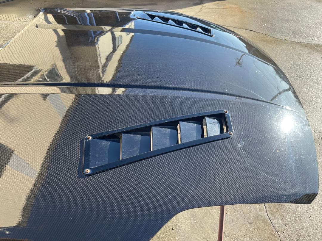 z33 前期 リアルカーボン 後付けエアベント付きフード ジャンク