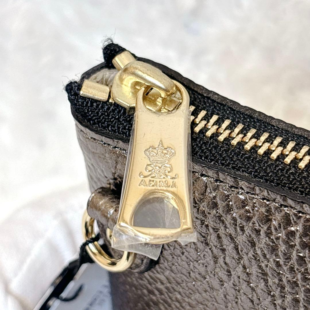 ✨未使用・定価7万✨ ADMJ ウォレットショルダー スワロフスキー ガンメタル