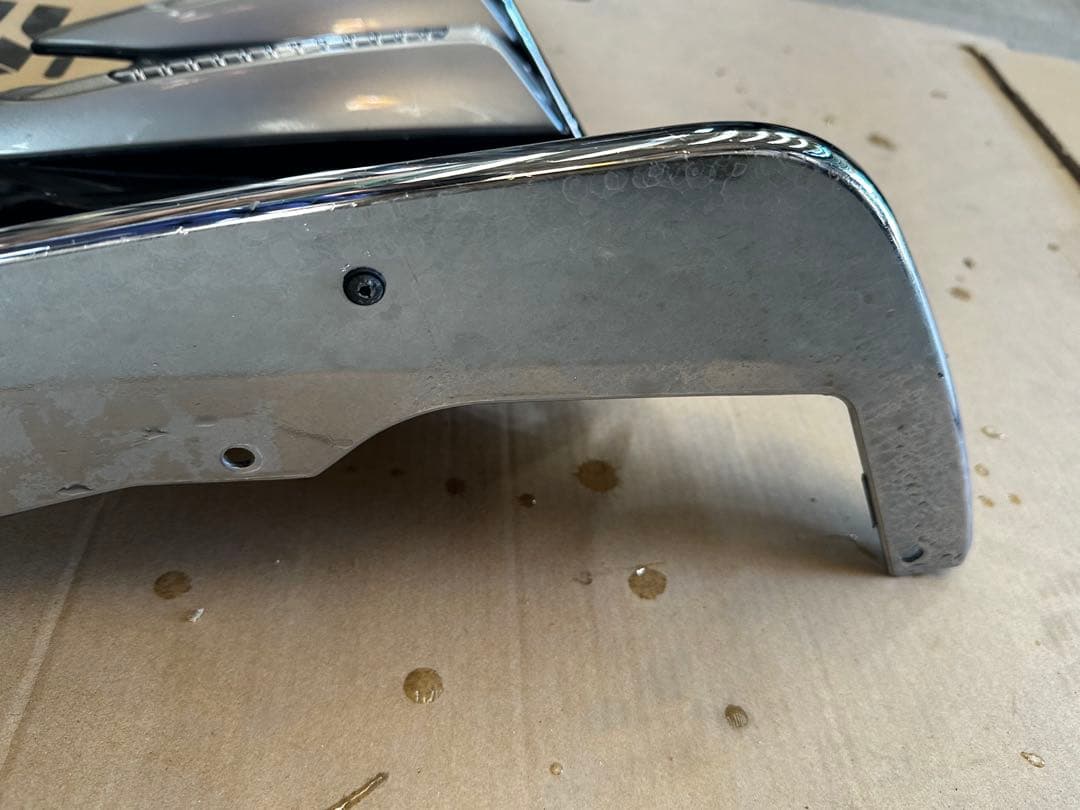 トヨタ純正　30アルファード　フロントガーニッシュ　配線付き