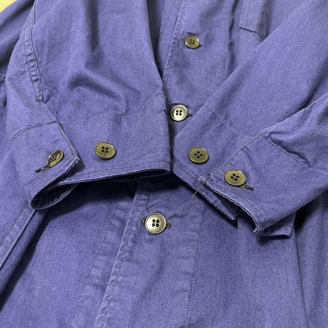 60s フランス軍 ワークコート ミリタリーコート フレンチ ユーロ 古着