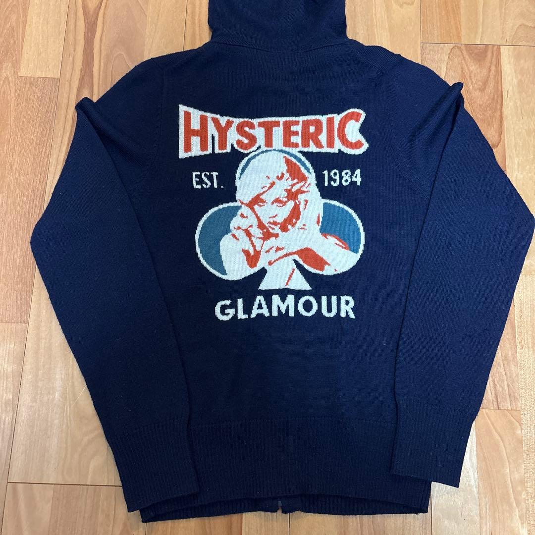 HYSTERIC GLAMOUR ニットパーカー ジップフーディー　セーター