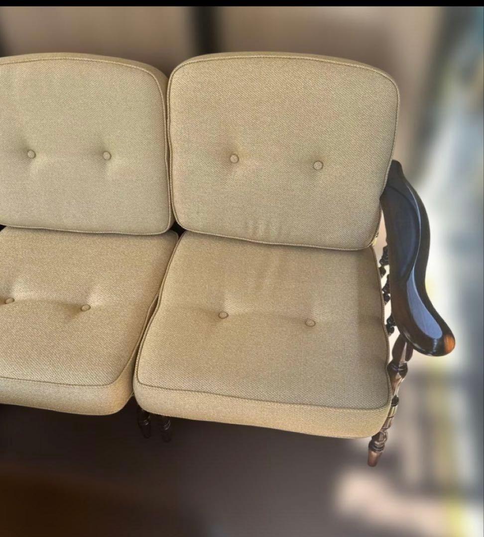 KARIMOKU60 カリモク　チェア　コロニアル　2名掛けソファ