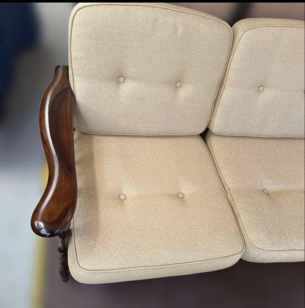 KARIMOKU60 カリモク　チェア　コロニアル　2名掛けソファ