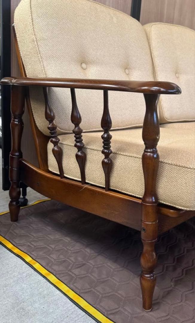 KARIMOKU60 カリモク　チェア　コロニアル　2名掛けソファ