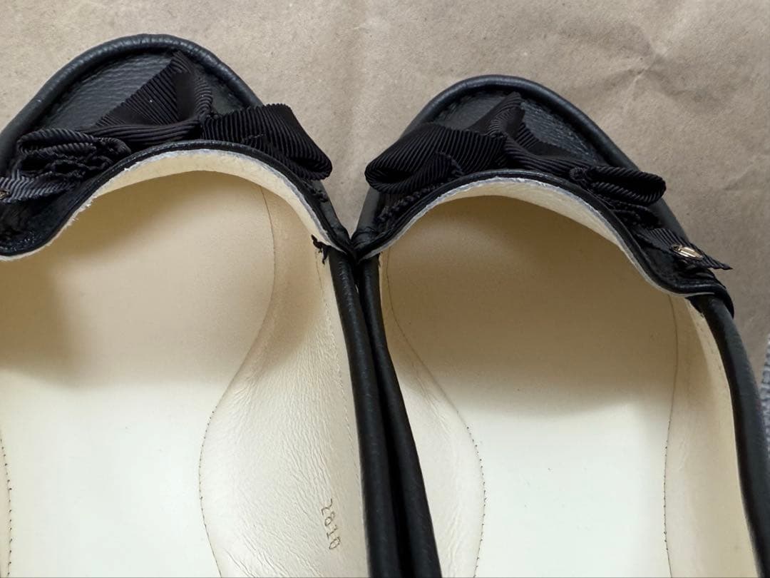 美品♡LANVIN 黒レザー ローファー・23.5