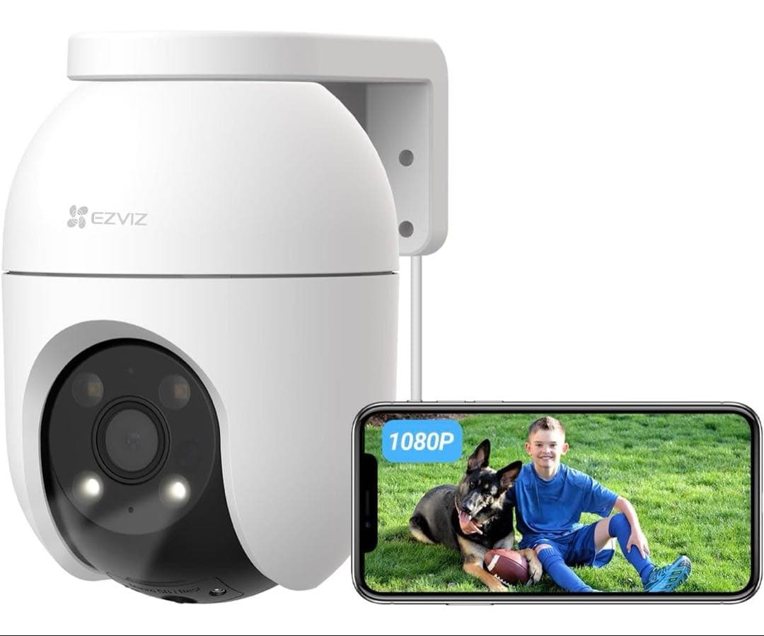EZVIZ HIKVISION C8c PTZ 監視カメラ　４台