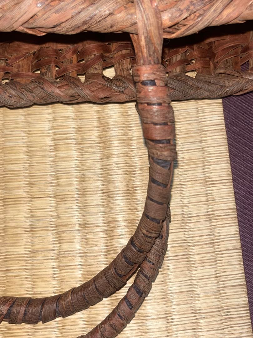 山葡萄かごバッグ 国産　新品未使用