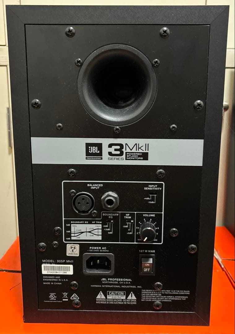 F*a様 JBL 305P MkII スタジオモニタースピーカー
