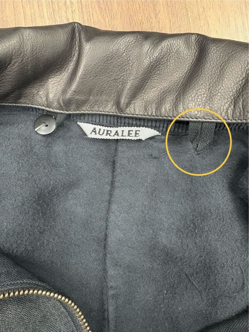 サイズ5 AURALEE PRODUCT DYED DUCK BLOUSON