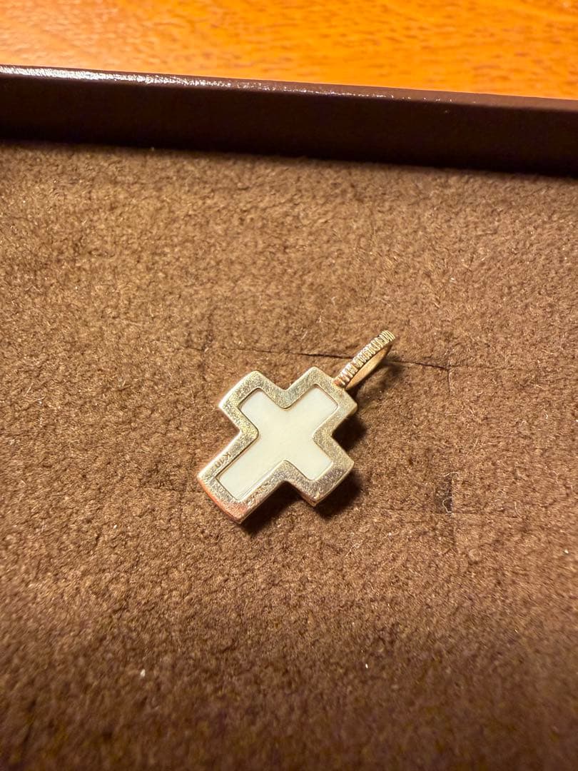 【レア】agete アガット コンクシェル K10ネックレスチャーム