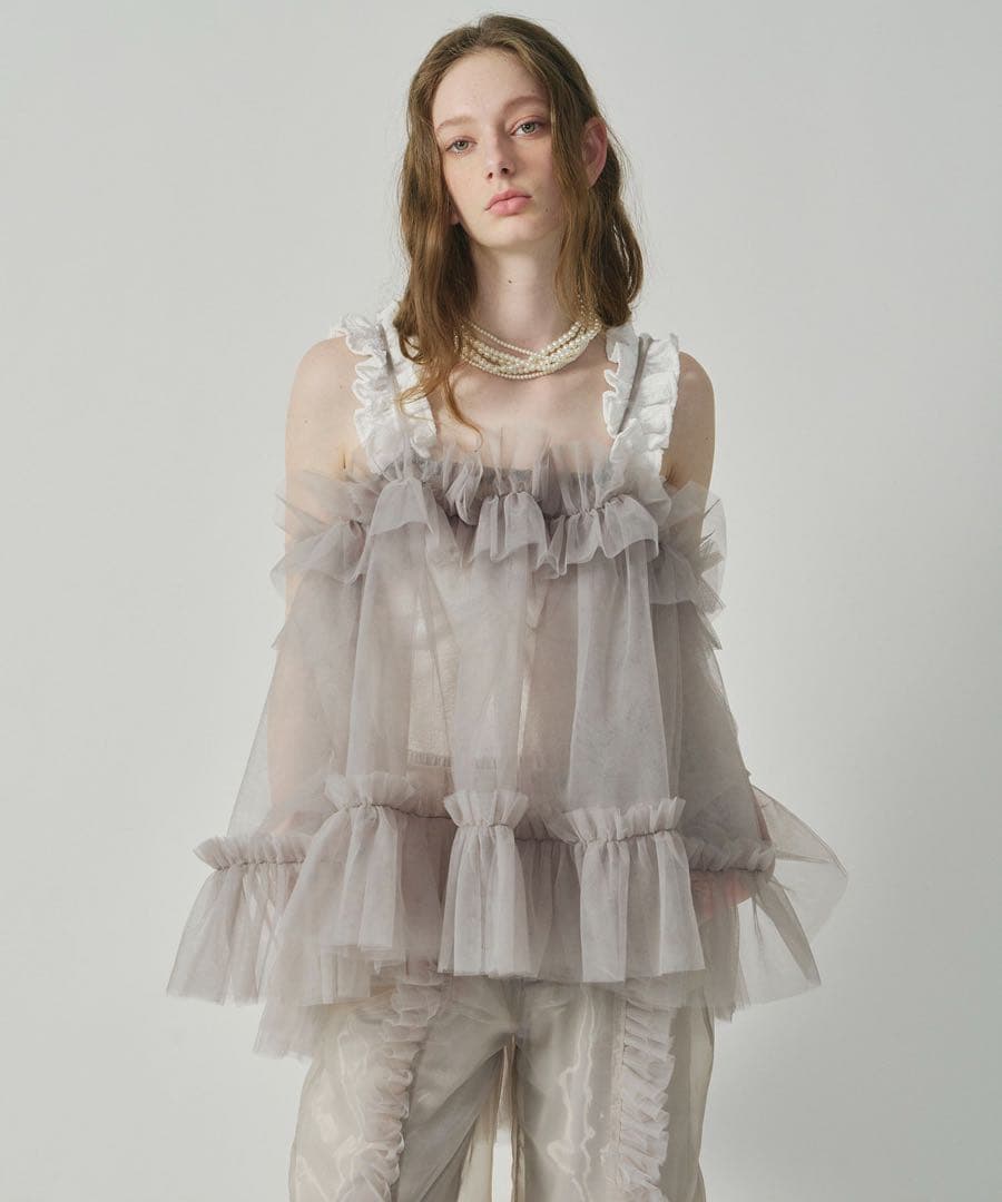 J1U by LA BELLE ETUDE チュールキャミ　ワンピース