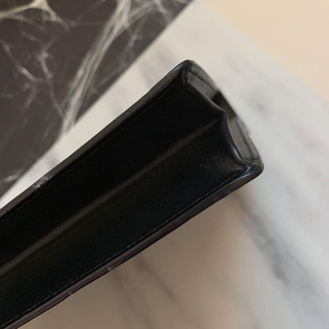 美品◆dunhill 黒 レザー ブリーフケース　ダンヒル ビジネスバッグ