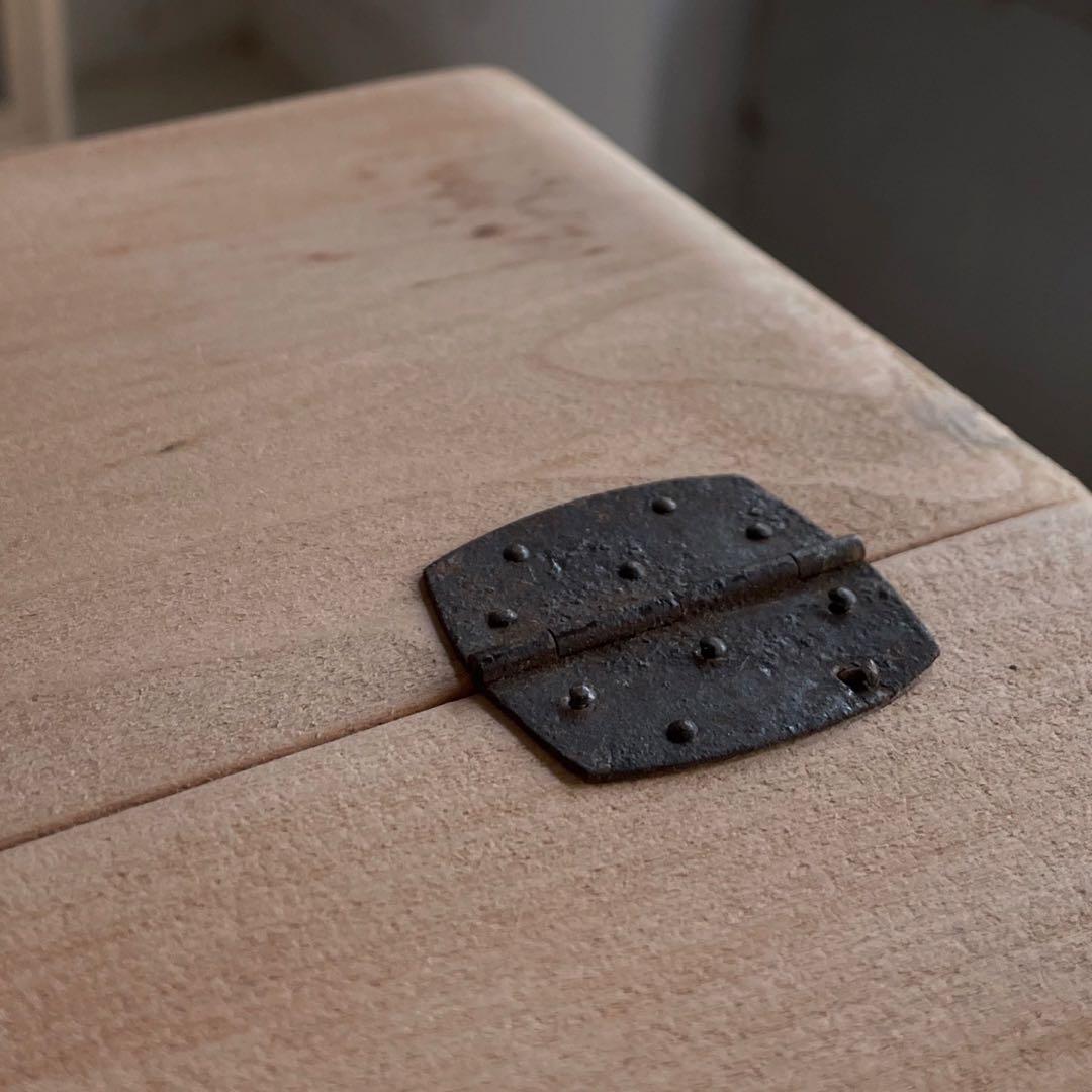 古い裁縫箱　小引き出し　棚　レトロ　古道具　アンティーク